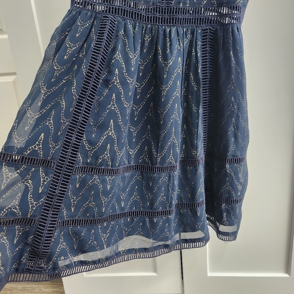 Revolve NBD Miley Dress Fit N Flare Navy Small - Picture 6 of 12